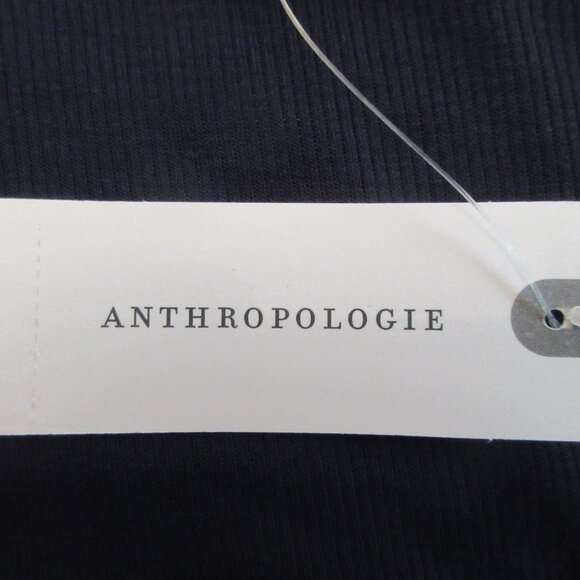 NWT Anthropologie Maeve Square-Neck Button-Front Cardigan Top In Black - Picture 11 of 12